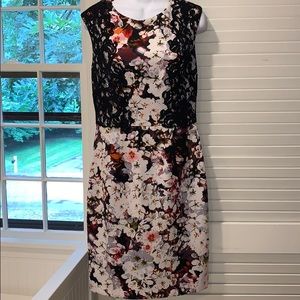 Floral cocktail dress